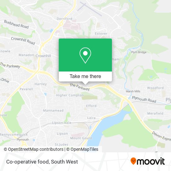 Co-operative food map