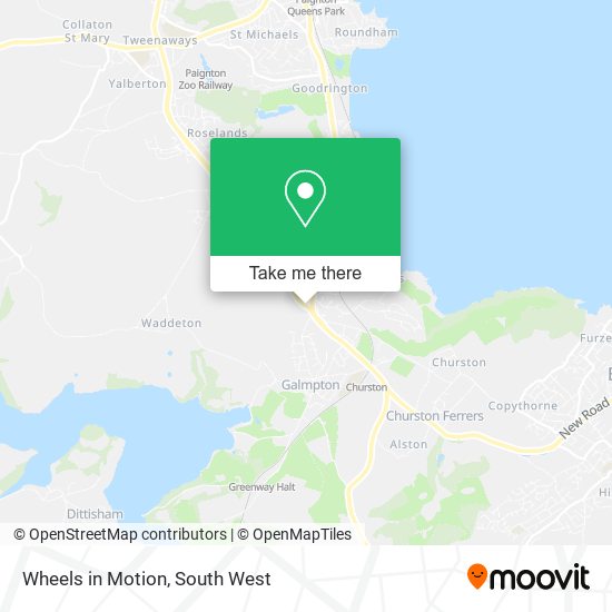 Wheels in Motion map