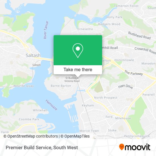 Premier Build Service map