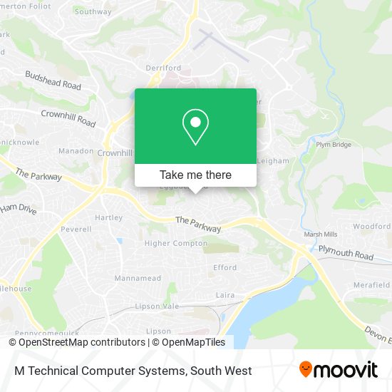M Technical Computer Systems map
