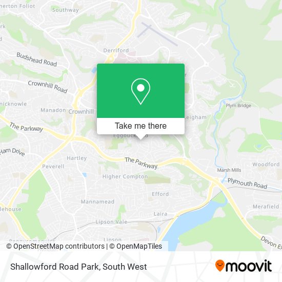 Shallowford Road Park map