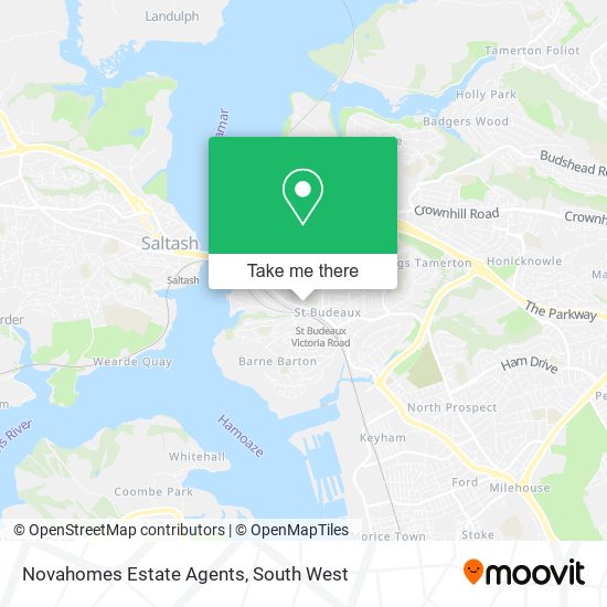 Novahomes Estate Agents map