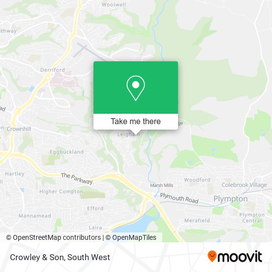 Crowley & Son map