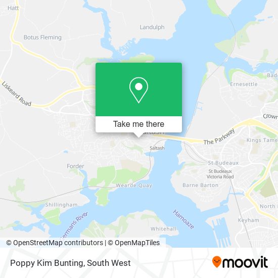 Poppy Kim Bunting map