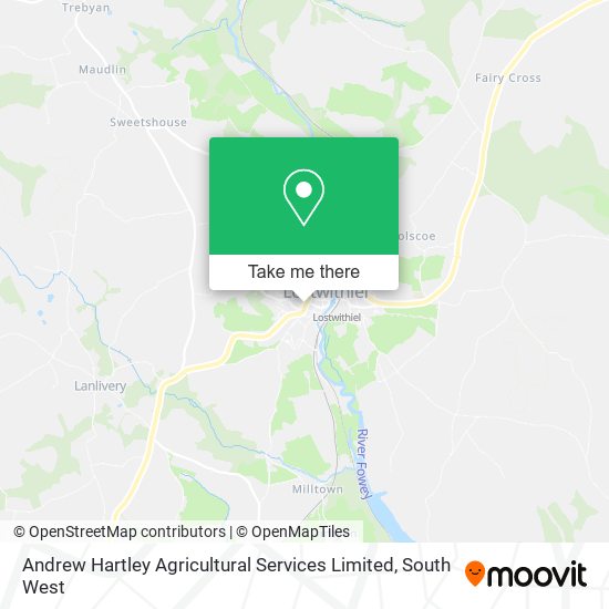 Andrew Hartley Agricultural Services Limited map