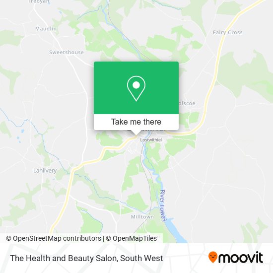 The Health and Beauty Salon map
