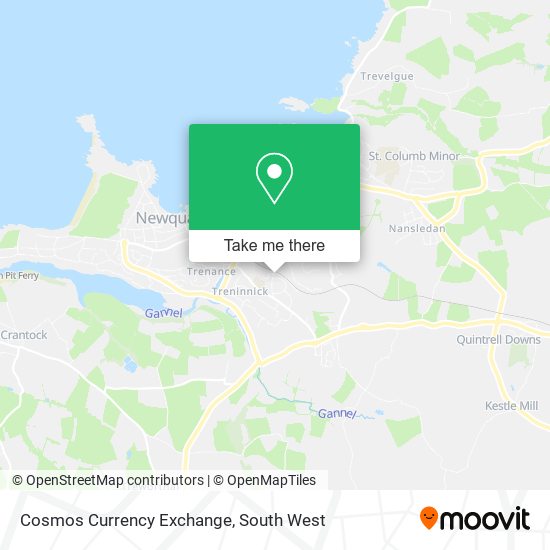 Cosmos Currency Exchange map