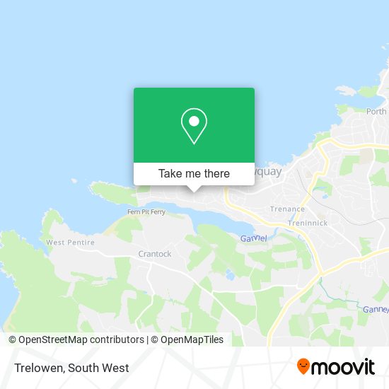 Trelowen map