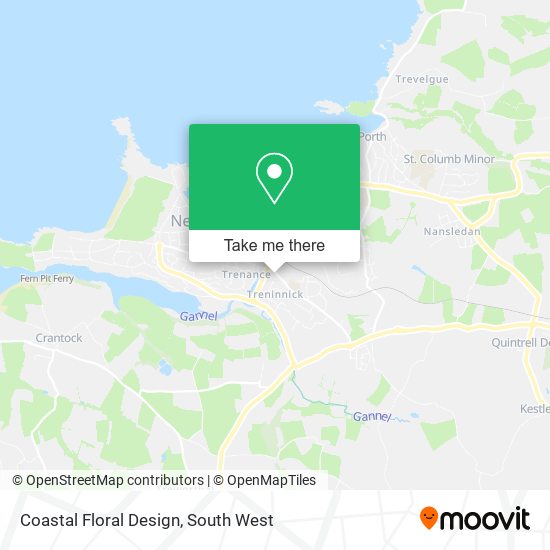 Coastal Floral Design map