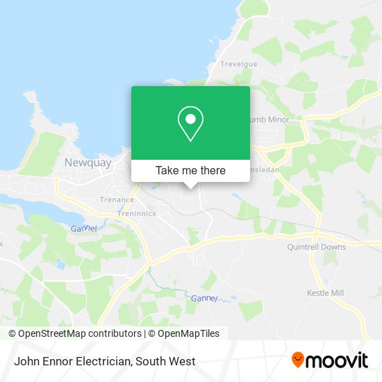 John Ennor Electrician map
