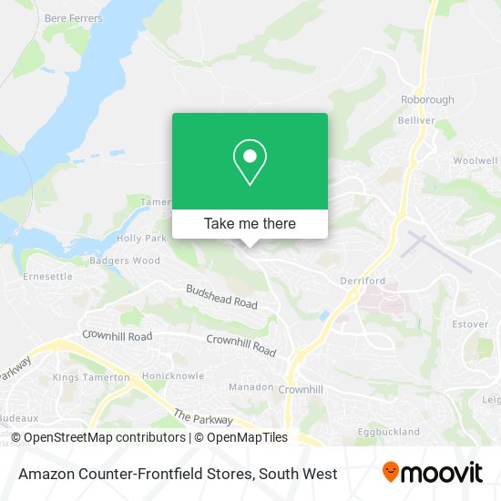 Amazon Counter-Frontfield Stores map
