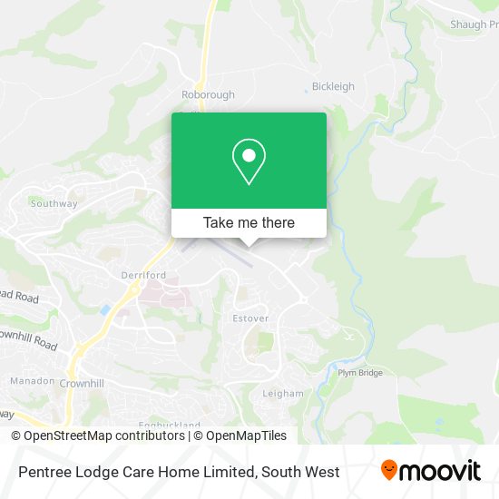 Pentree Lodge Care Home Limited map