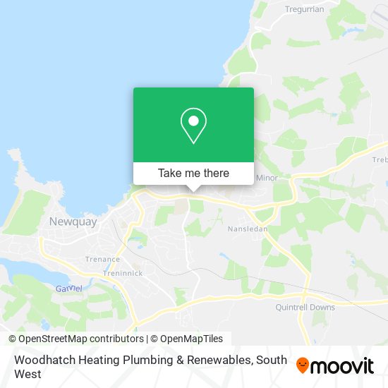 Woodhatch Heating Plumbing & Renewables map