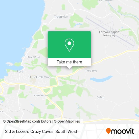 Sid & Lizzie's Crazy Caves map