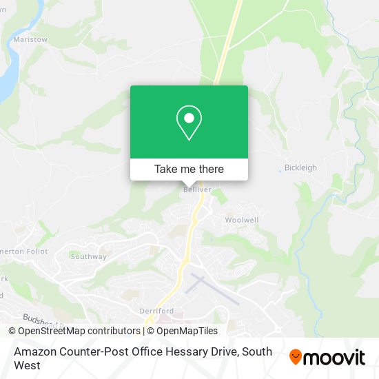 Amazon Counter-Post Office Hessary Drive map