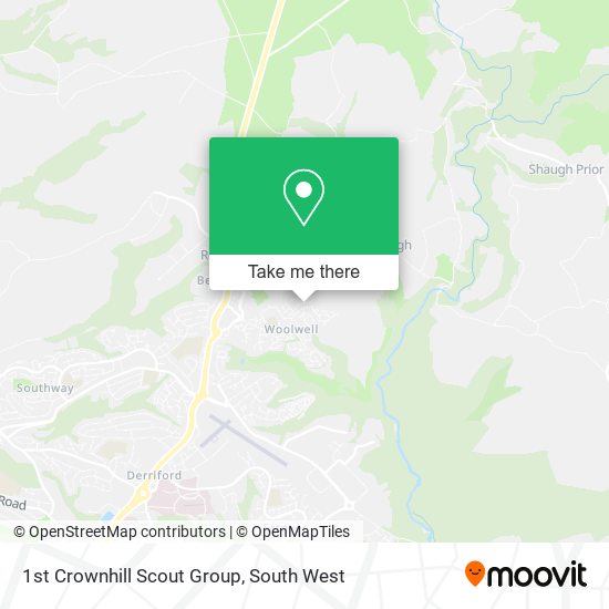 1st Crownhill Scout Group map
