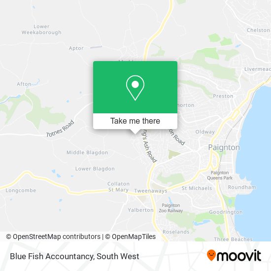 Blue Fish Accountancy map