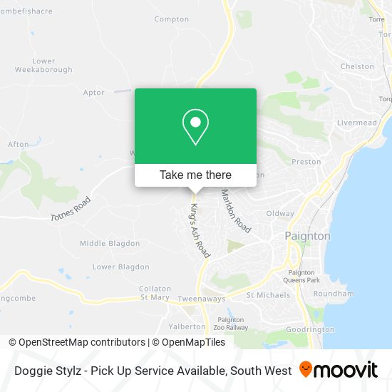 Doggie Stylz - Pick Up Service Available map