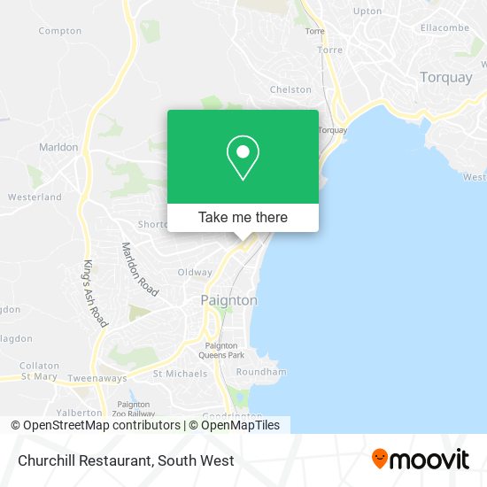 Churchill Restaurant map