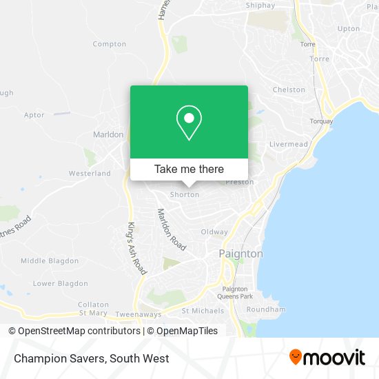 Champion Savers map