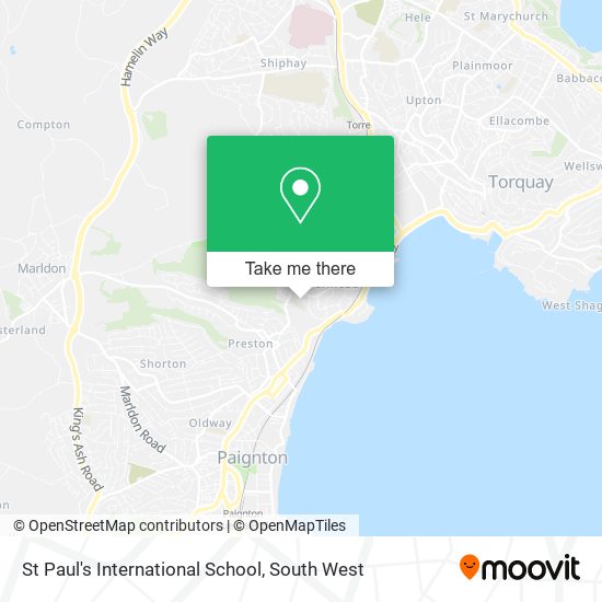 St Paul's International School map