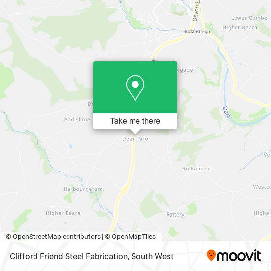 Clifford Friend Steel Fabrication map