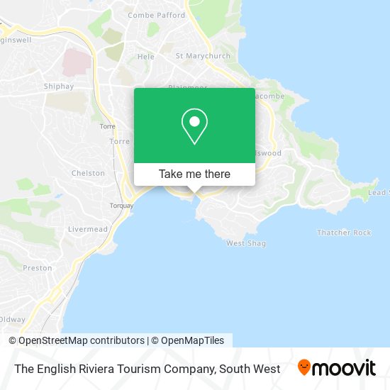 The English Riviera Tourism Company map