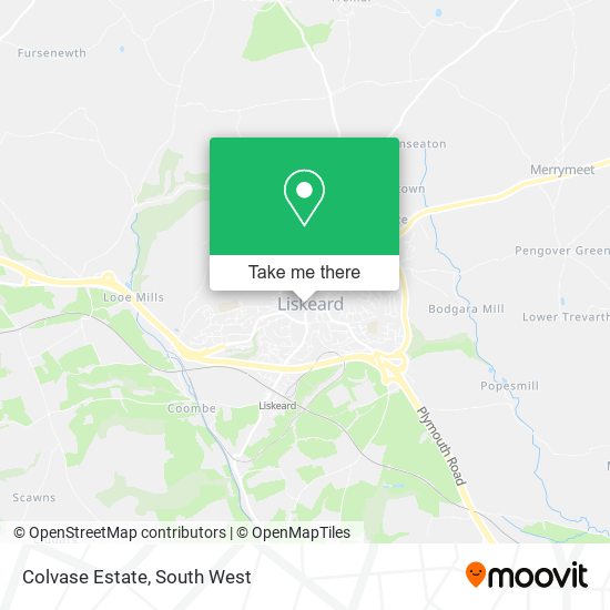 Colvase Estate map