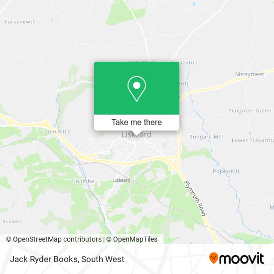 Jack Ryder Books map