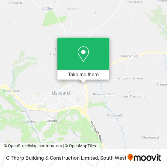 C Thorp Building & Construction Limited map