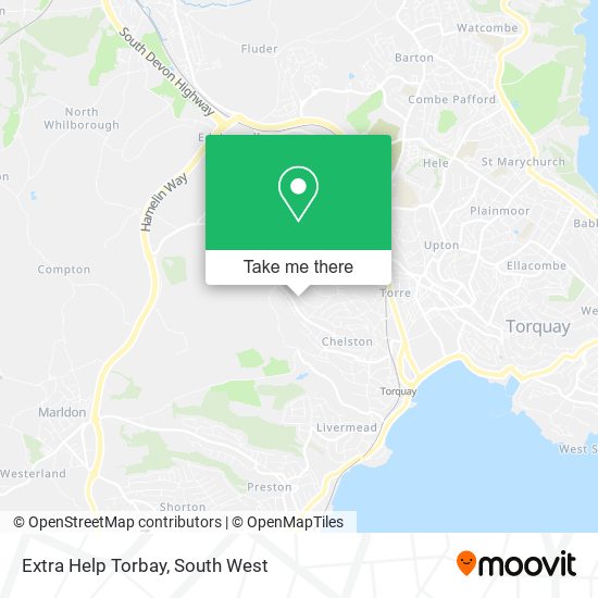Extra Help Torbay map