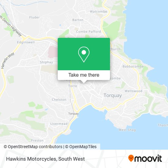 Hawkins Motorcycles map