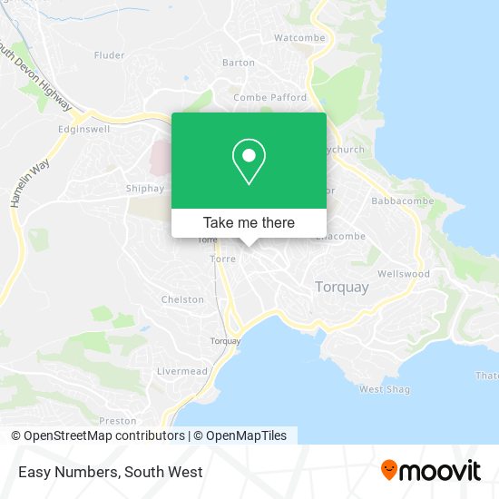 Easy Numbers map