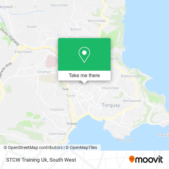 STCW Training Uk map