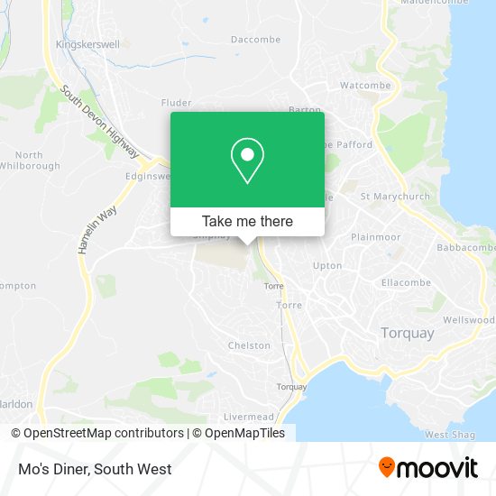 Mo's Diner map