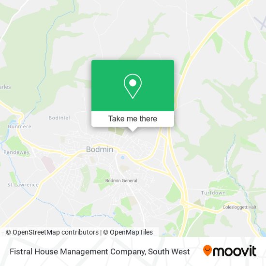 Fistral House Management Company map