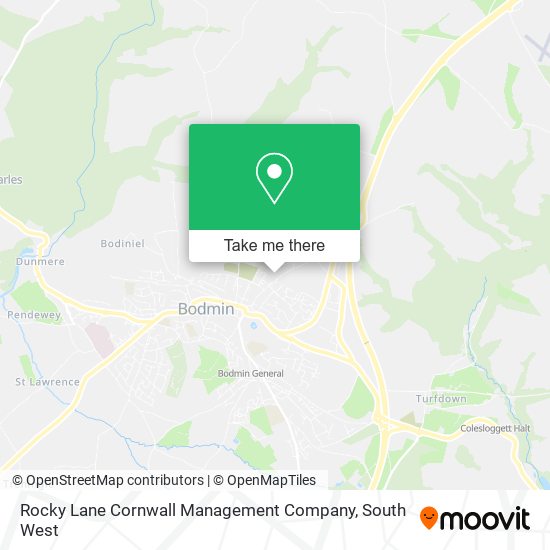 Rocky Lane Cornwall Management Company map