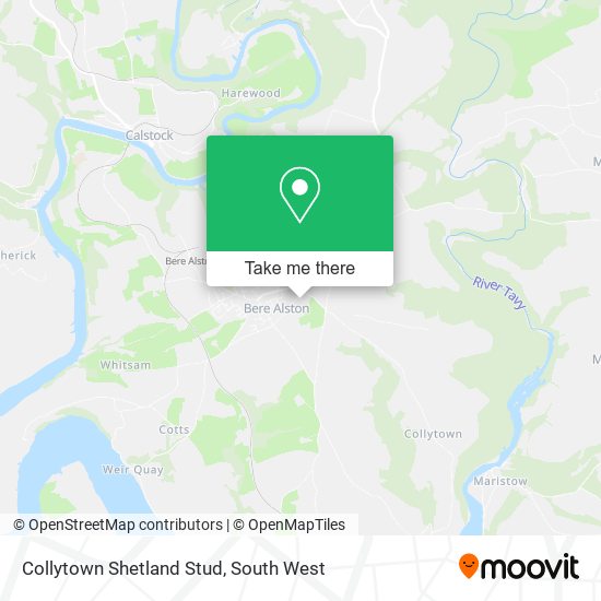 Collytown Shetland Stud map