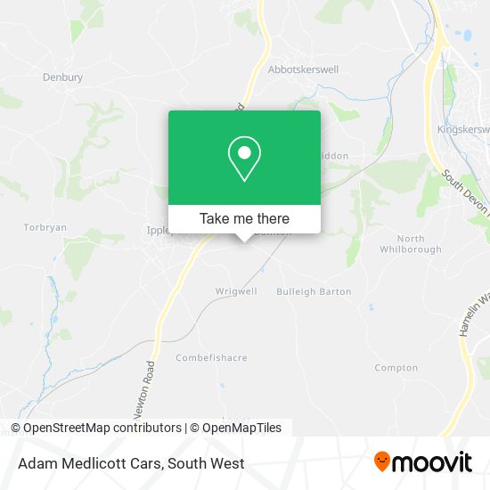 Adam Medlicott Cars map