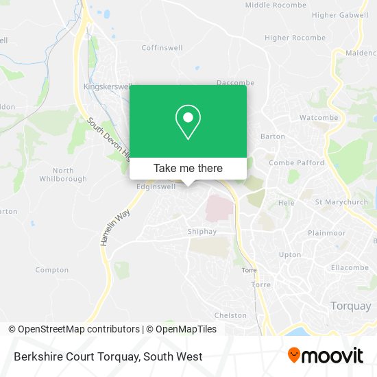 Berkshire Court Torquay map
