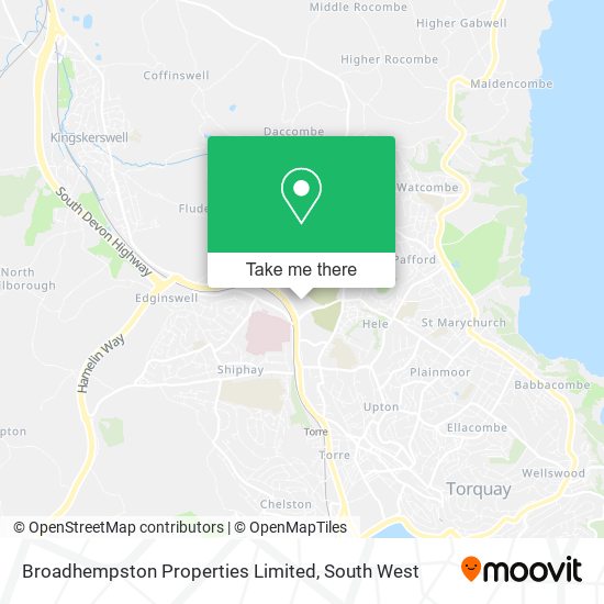 Broadhempston Properties Limited map