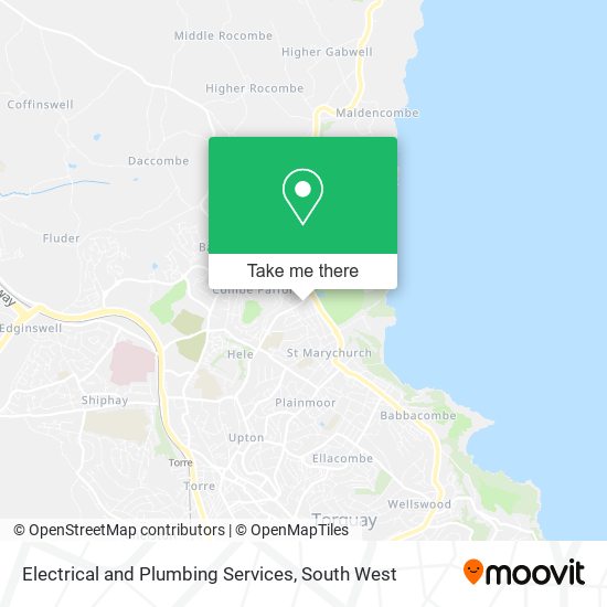 Electrical and Plumbing Services map