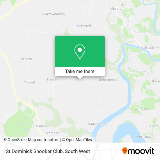St Dominick Snooker Club map