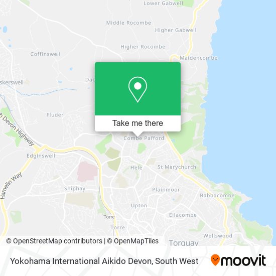 Yokohama International Aikido Devon map