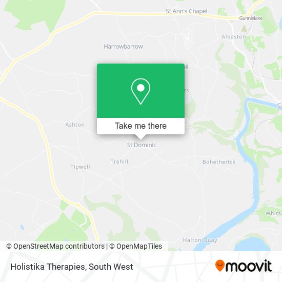 Holistika Therapies map