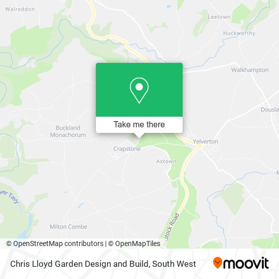 Chris Lloyd Garden Design and Build map