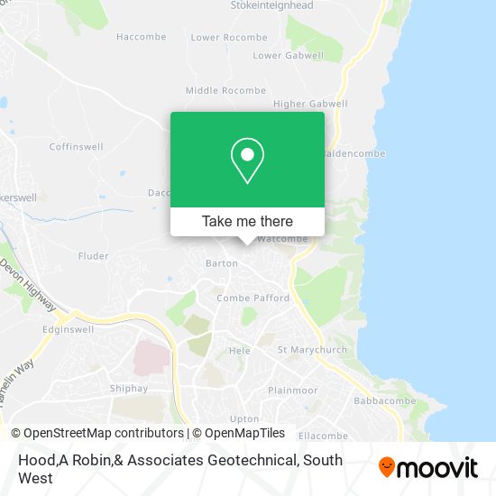 Hood,A Robin,& Associates Geotechnical map