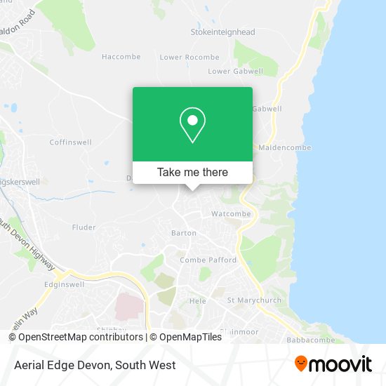 Aerial Edge Devon map