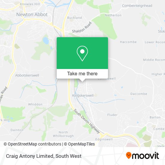 Craig Antony Limited map
