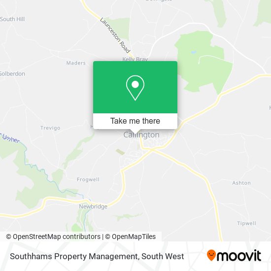 Southhams Property Management map